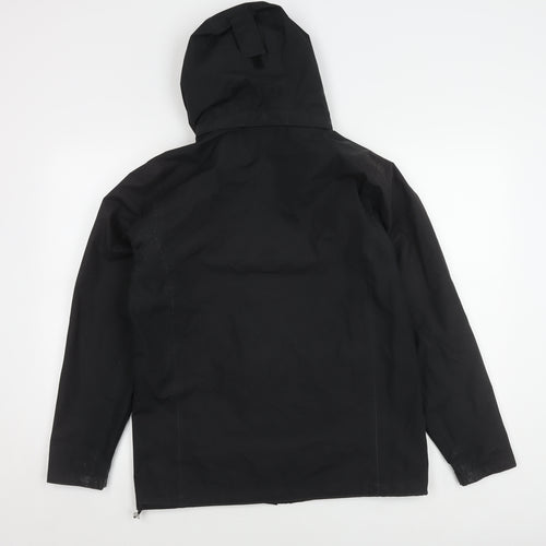 Peter Storm Women's Black Hooded Waterproof Jacket Size 12