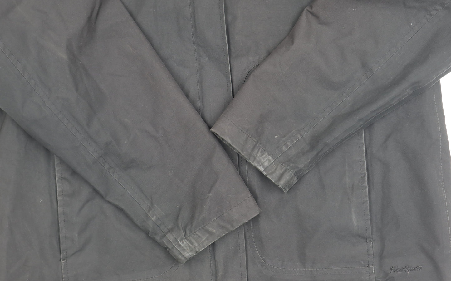 Peter Storm Women's Black Hooded Waterproof Jacket Size 12