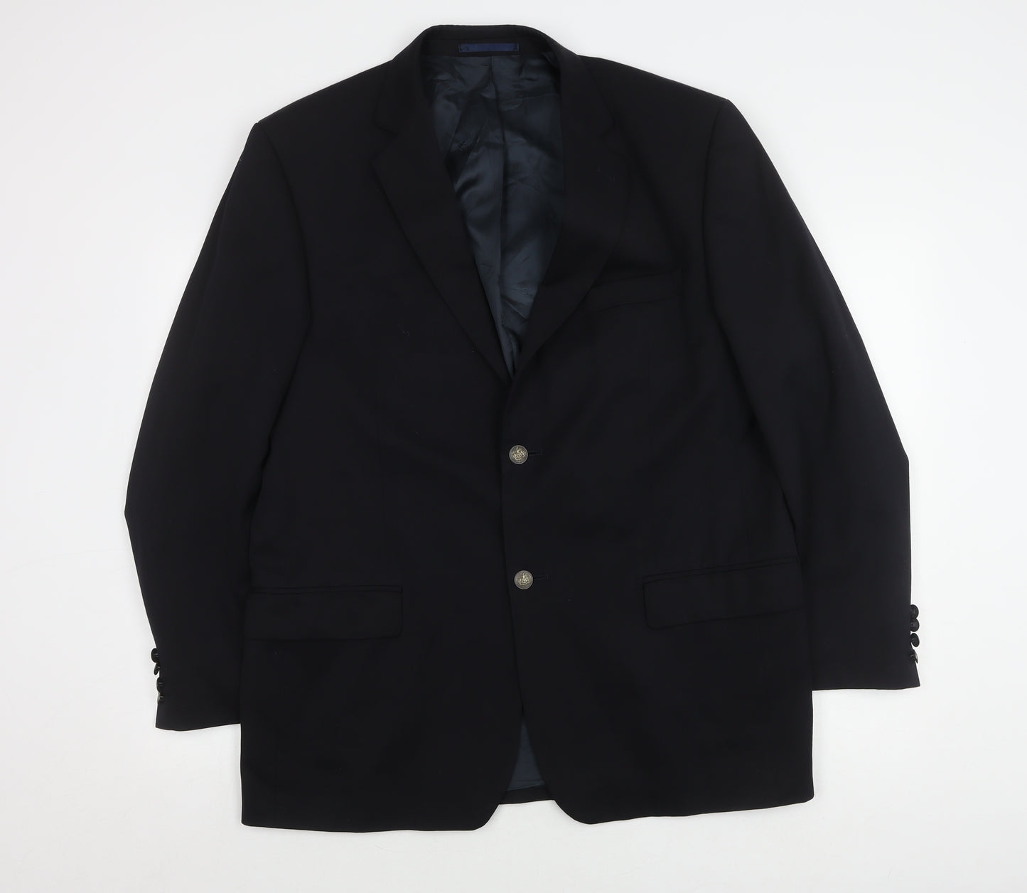 Moss Blue Men's Blazer, Size 42, Formal Two-Button