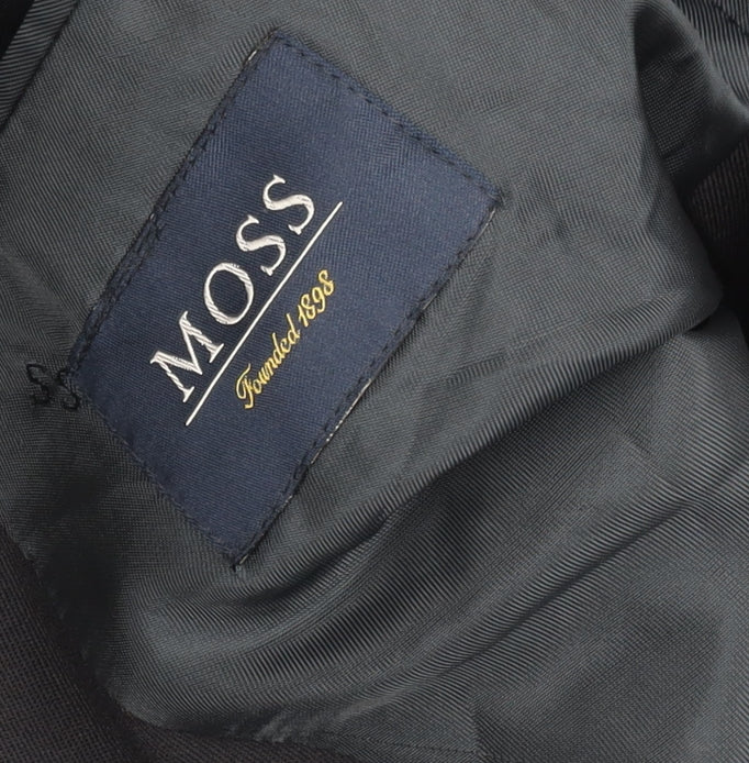 Moss Blue Men's Blazer, Size 42, Formal Two-Button