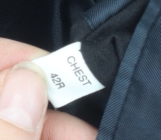 Moss Blue Men's Blazer, Size 42, Formal Two-Button