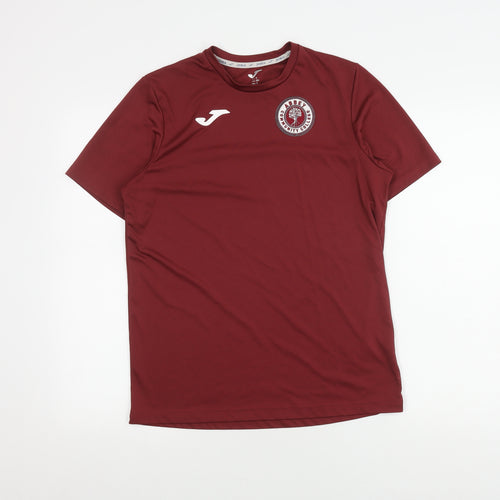 Joma Men's Red S Athletic T-Shirt Jersey Logo