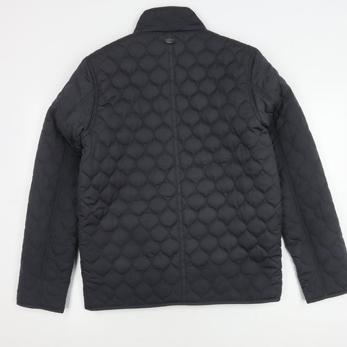 Firetrap Men's Black Quilted Jacket S Casual