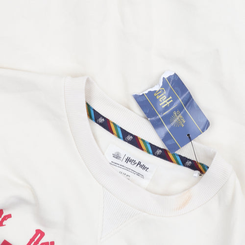 Marks and Spencer Girls Ivory Harry Potter Sweatshirt - 14 Years