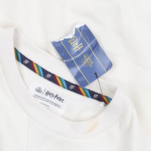 Marks and Spencer Girls Ivory Harry Potter Sweatshirt - 14 Years