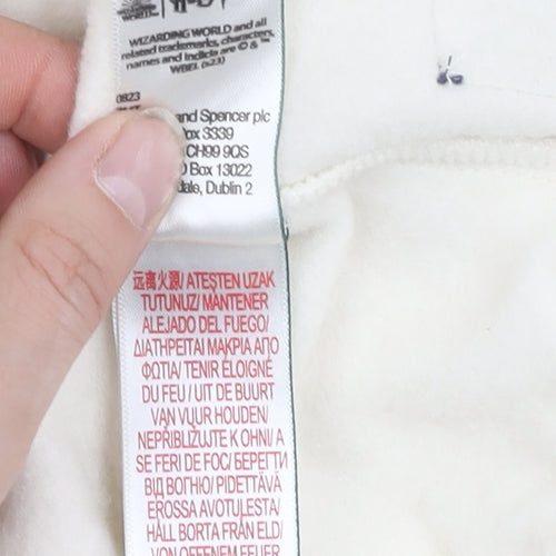 Marks and Spencer Girls Ivory Harry Potter Sweatshirt - 14 Years