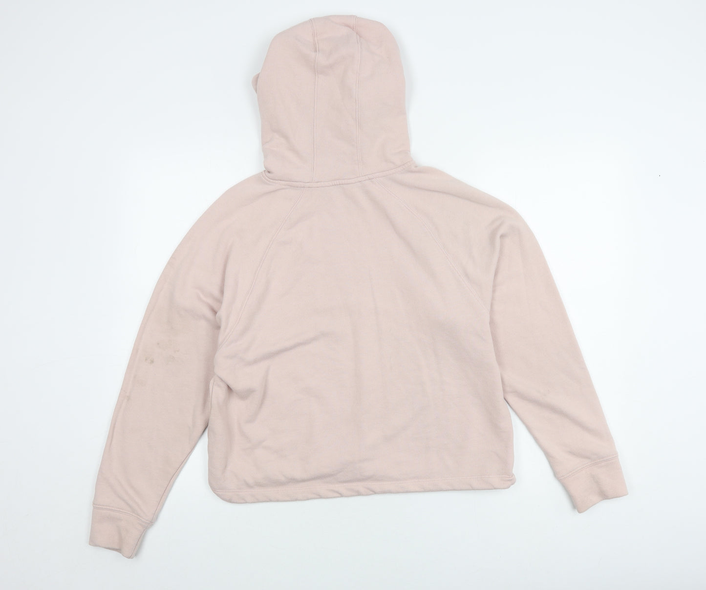 DKNY Women's Pink Logo Pullover Hoodie, Size S