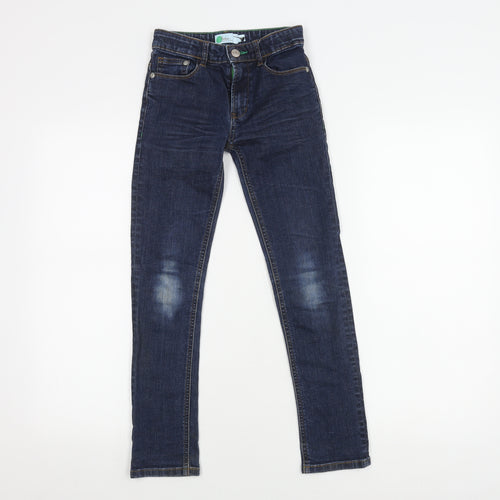 Boden Girls Blue Skinny Jeans, Size 9 Years