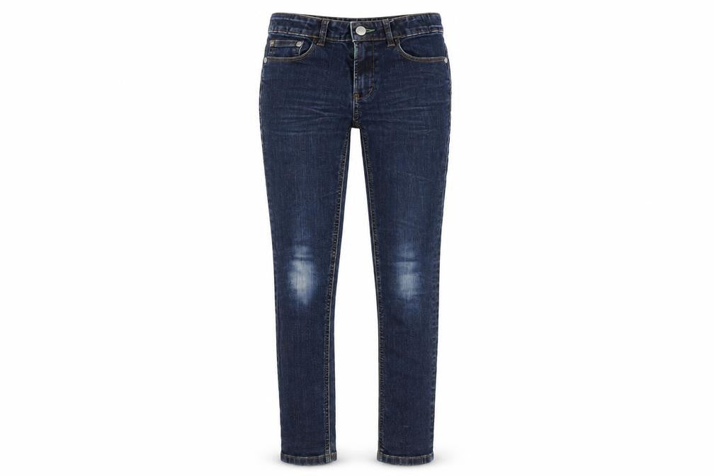 Boden Girls Blue Skinny Jeans, Size 9 Years