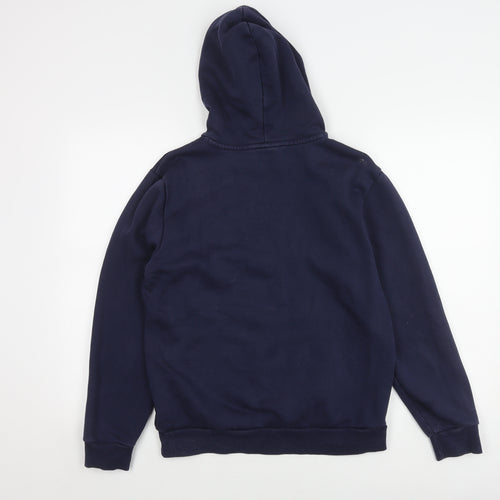 Puma Men's Blue Small Hoodie with Logo Accents