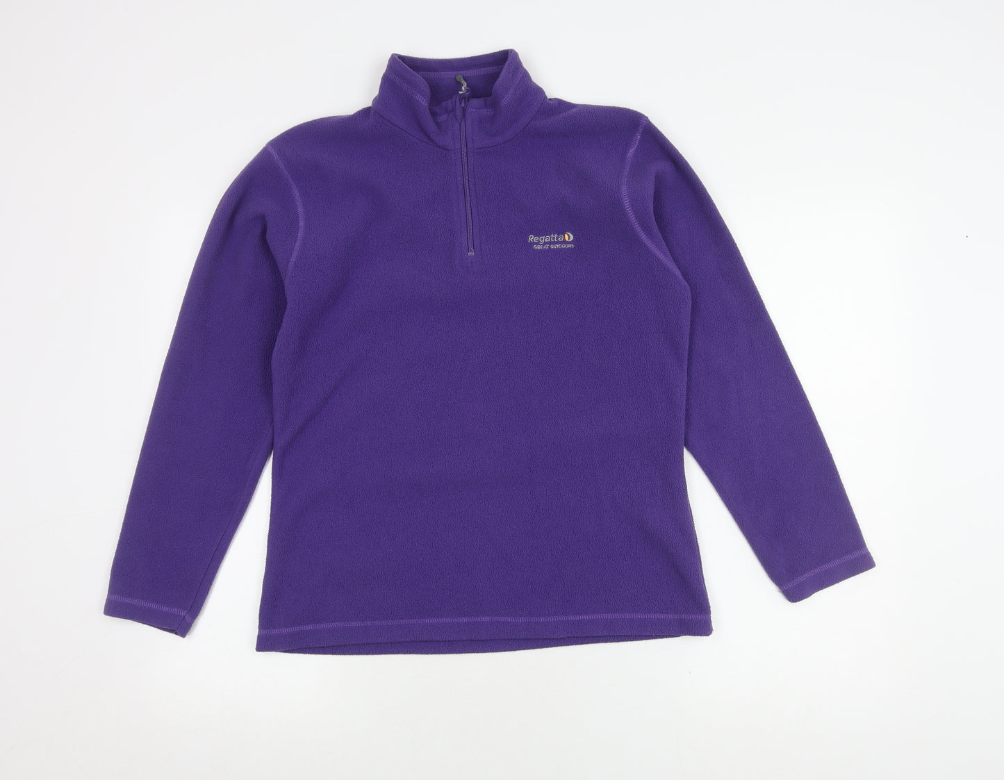 Regatta Women's Purple Fleece Sweatshirt Size 10