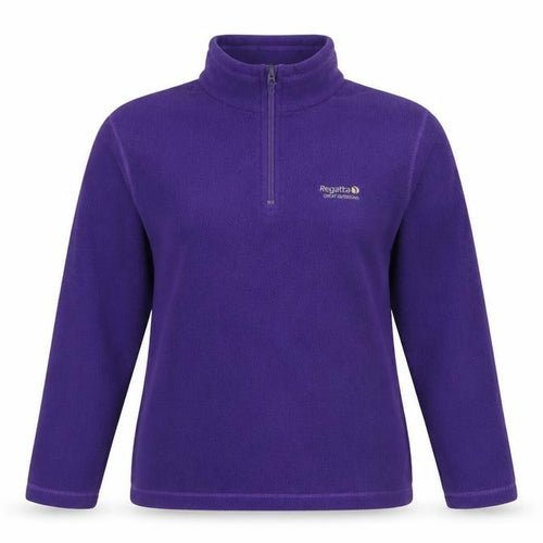 Regatta Women's Purple Fleece Sweatshirt Size 10