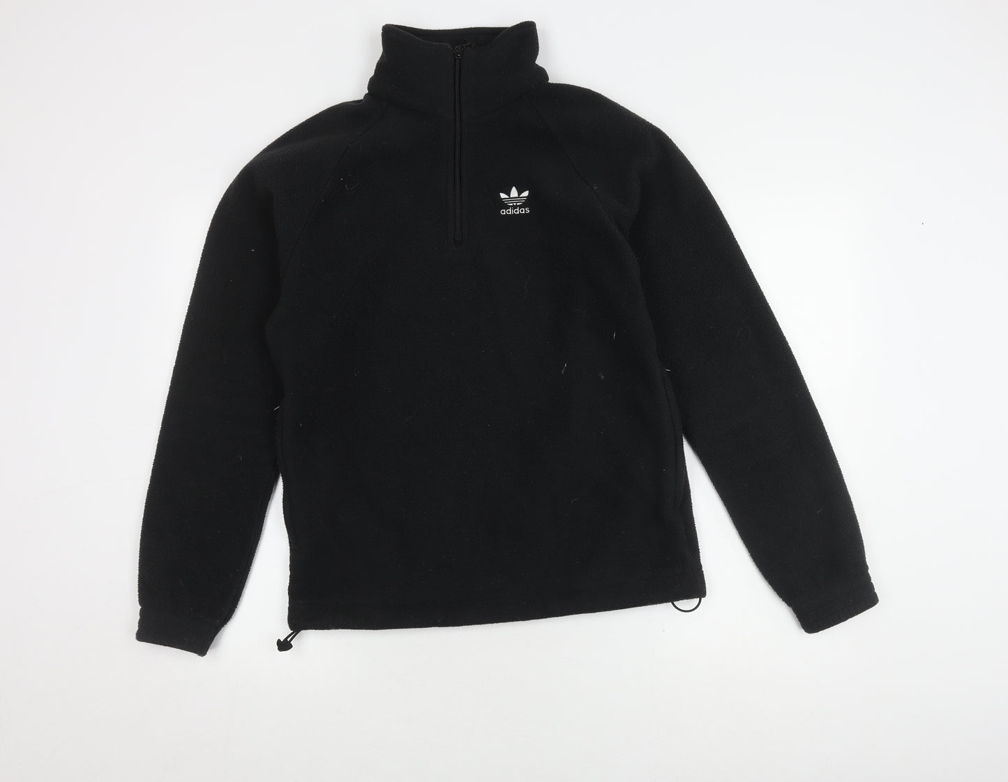 Adidas Unisex Black XS Fleece Sweatshirt
