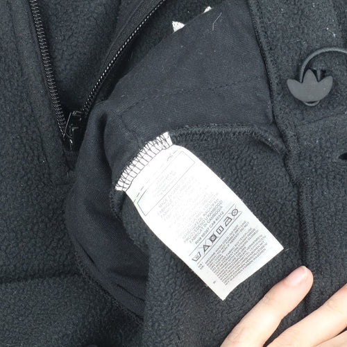 Adidas Unisex Black XS Fleece Sweatshirt