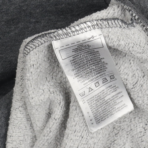 Adidas Men's Grey Pullover Hoodie S