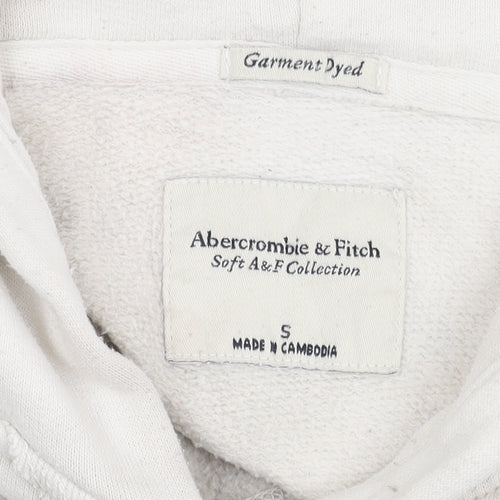 Abercrombie & Fitch Women's Beige S Pullover Hoodie