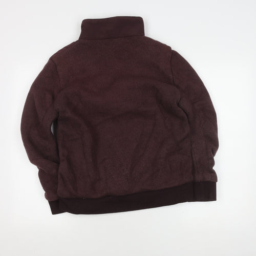 Superdry Men’s Brown Puffer Jacket L Stand Collar