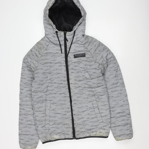 McKenzie Men's Grey Puffer Jacket S