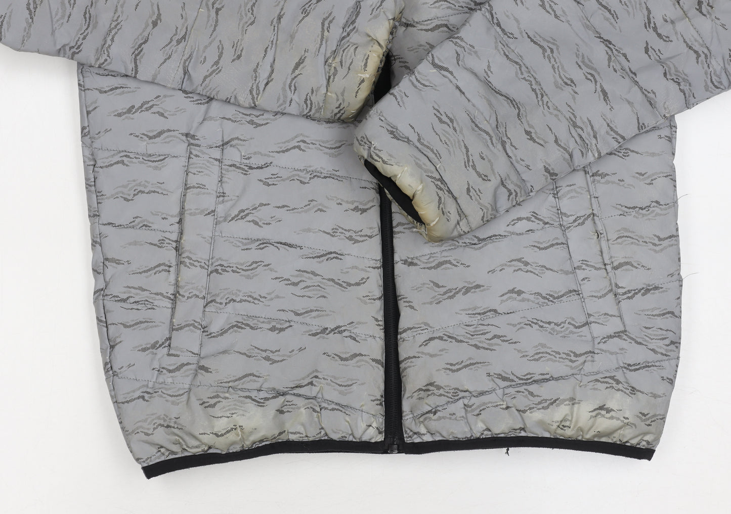 McKenzie Men's Grey Puffer Jacket S