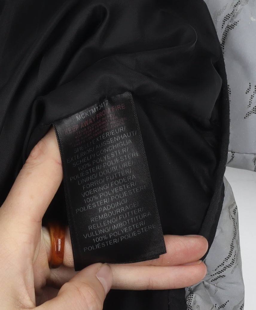 McKenzie Men's Grey Puffer Jacket S