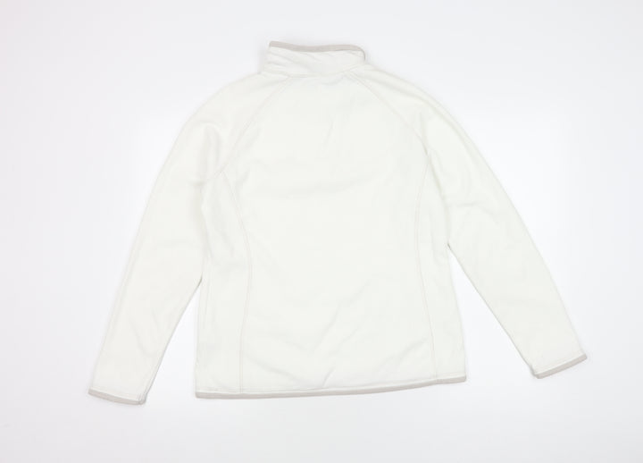 Mountain Warehouse Women's White Fleece Sweatshirt Size 12