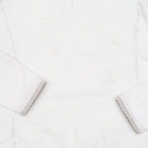 Mountain Warehouse Women's White Fleece Sweatshirt Size 12
