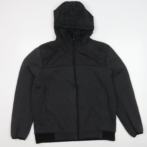 Mountain Warehouse Men's Grey Hooded XL Jacket
