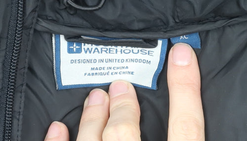 Mountain Warehouse Men's Grey Hooded XL Jacket