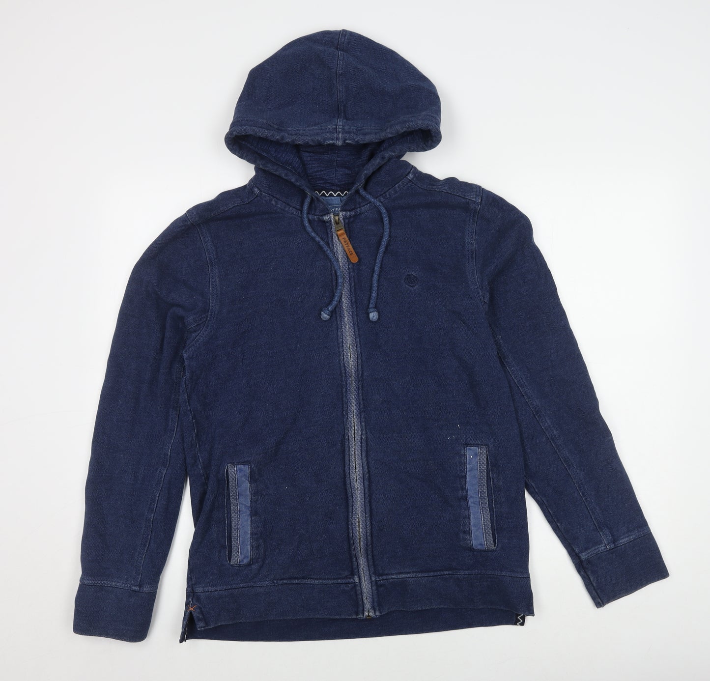 FatFace Men's Blue Hooded Denim Jacket S