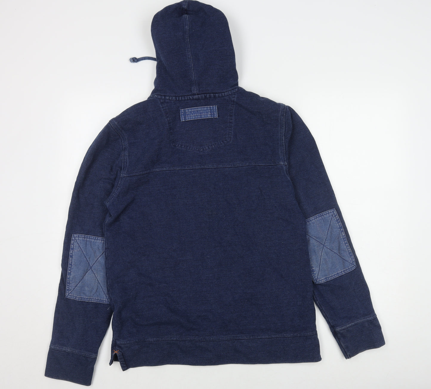 FatFace Men's Blue Hooded Denim Jacket S