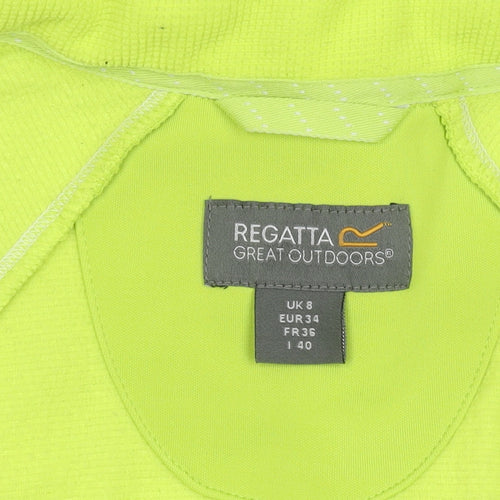 Regatta Women's Green Full Zip Outdoor Jacket Size 8