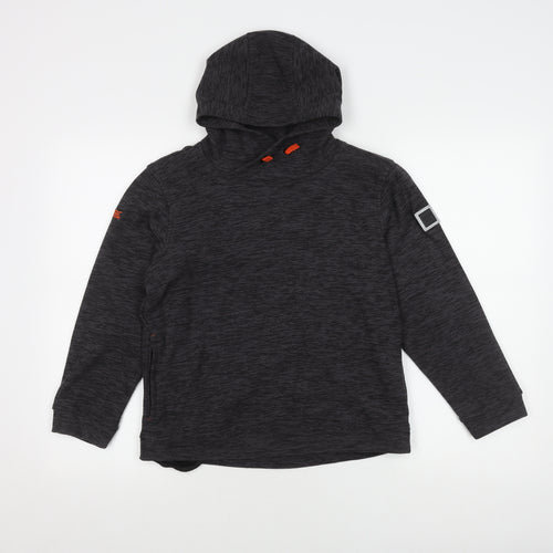 Regatta Boys Black Hooded Pullover Hoodie 11-12 Years