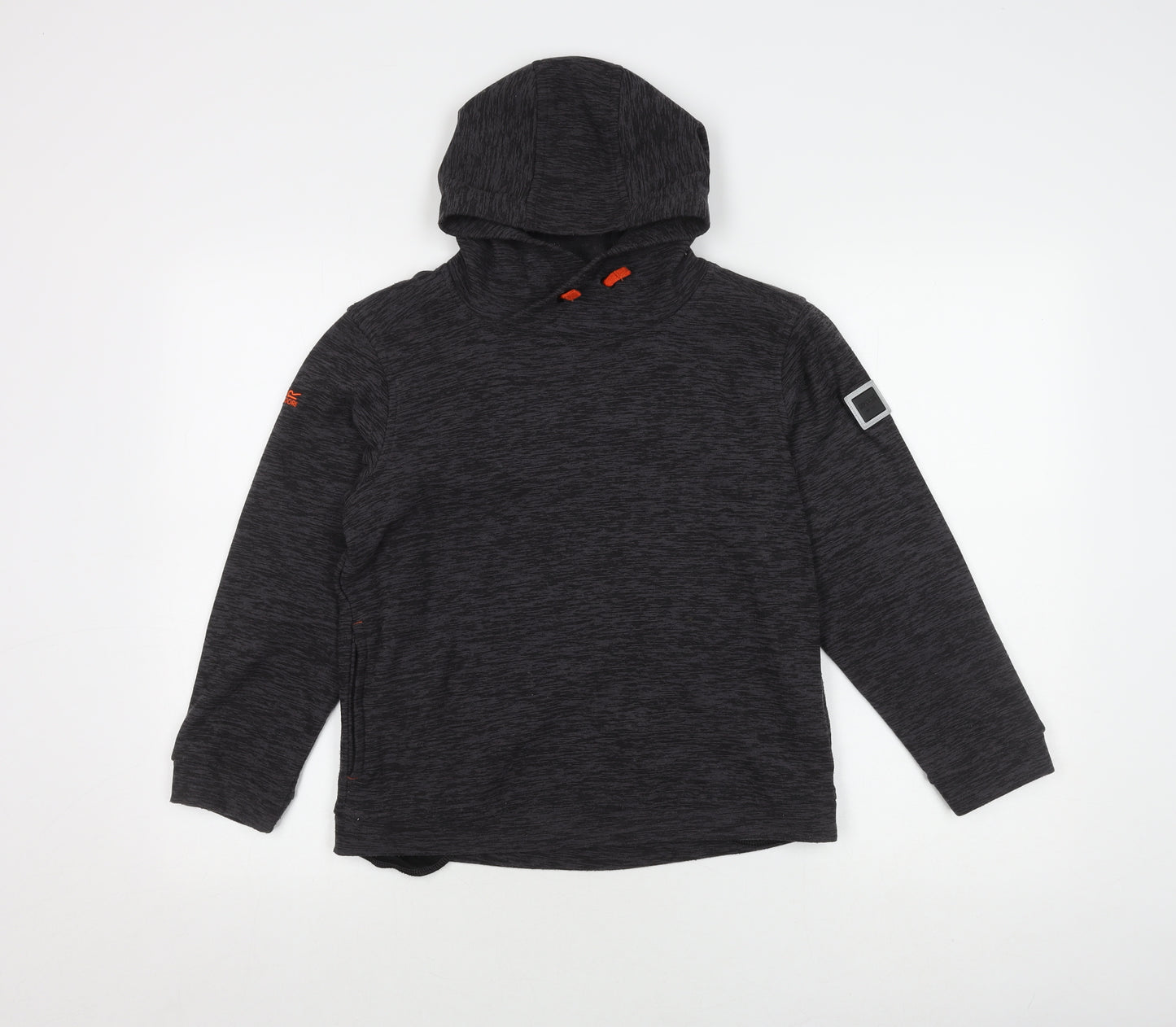 Regatta Boys Black Hooded Pullover Hoodie 11-12 Years