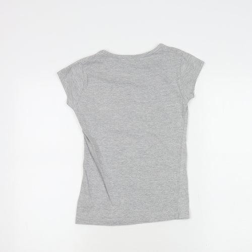 Trespass Girls Grey T-Shirt, Short Sleeve, 9-10 Years