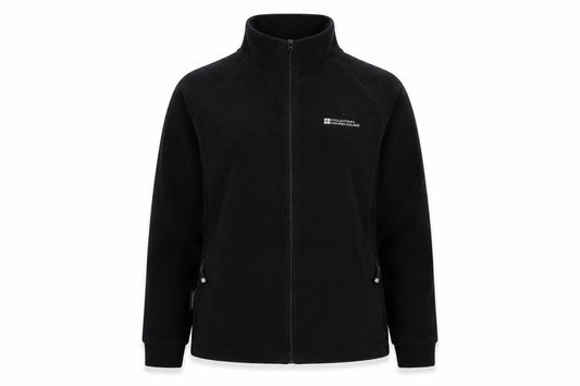 Front view of Mountain Warehouse Women's Black, size 12, Fleece Jacket