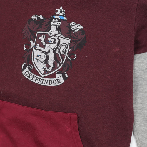 Harry Potter Boys Gryffindor Red Pullover Hoodie 2XS