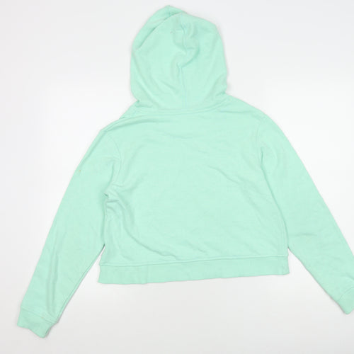 Converse Girls Green XL Pullover Hoodie, Logo, Hooded, Graphic Print