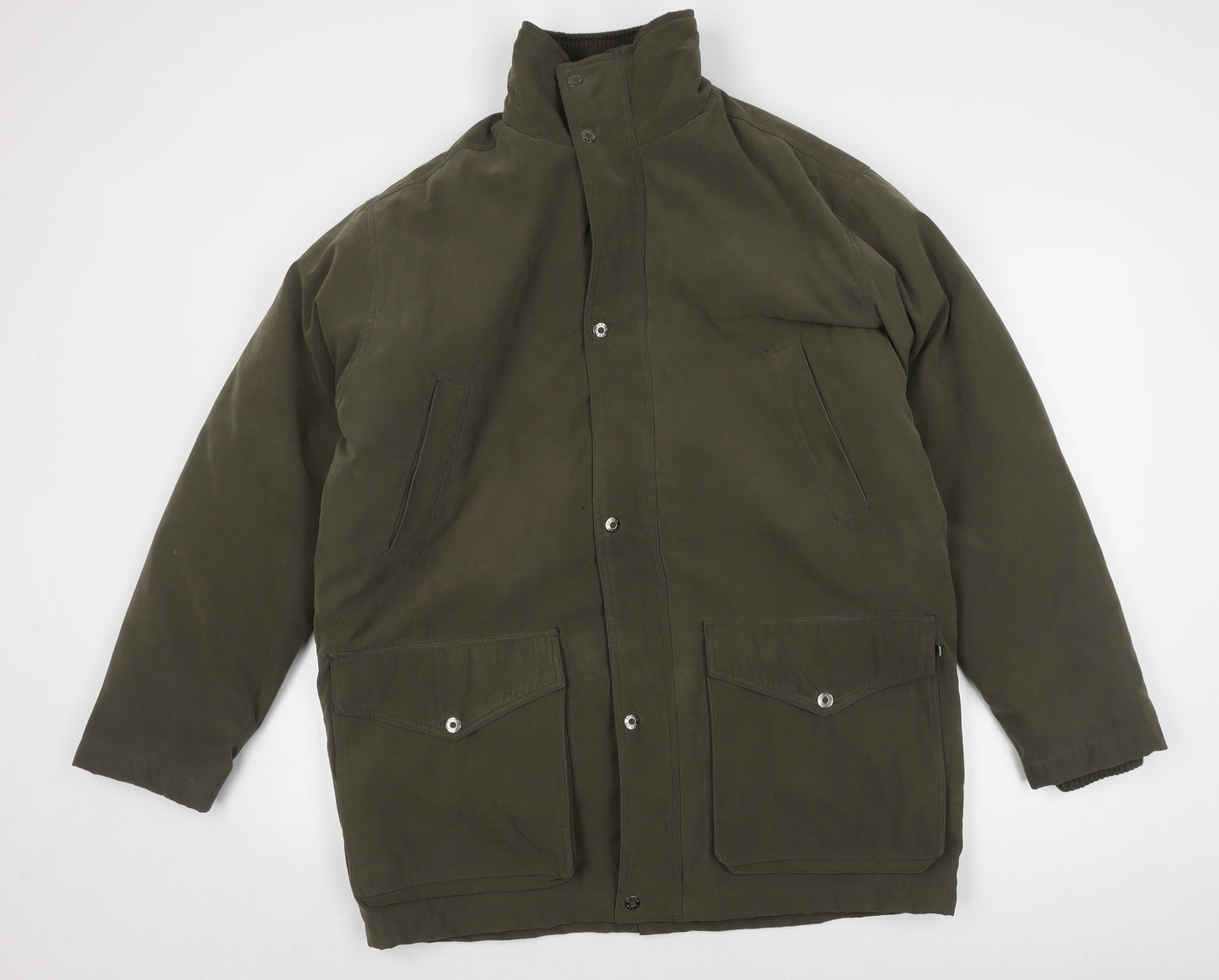 Farah Weekend Men's Green Mid-Length Jacket M