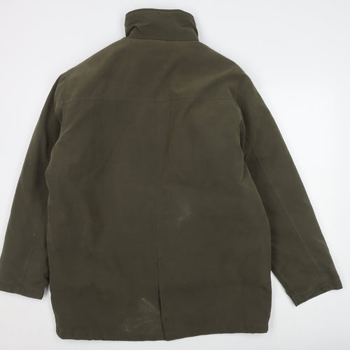 Farah Weekend Men's Green Mid-Length Jacket M