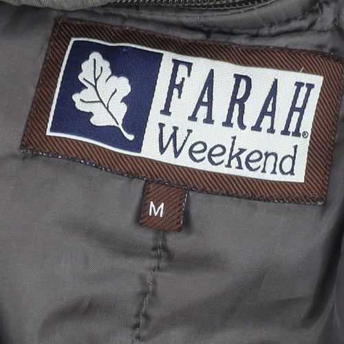 Farah Weekend Men's Green Mid-Length Jacket M