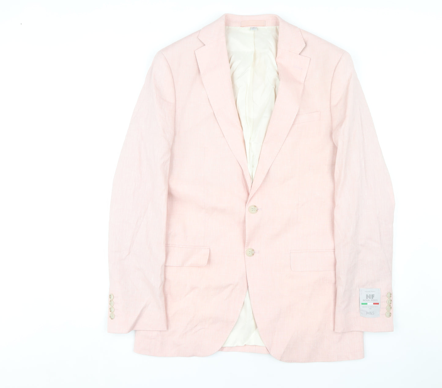 Marks and Spencer Men's Pink 38 Long Blazer