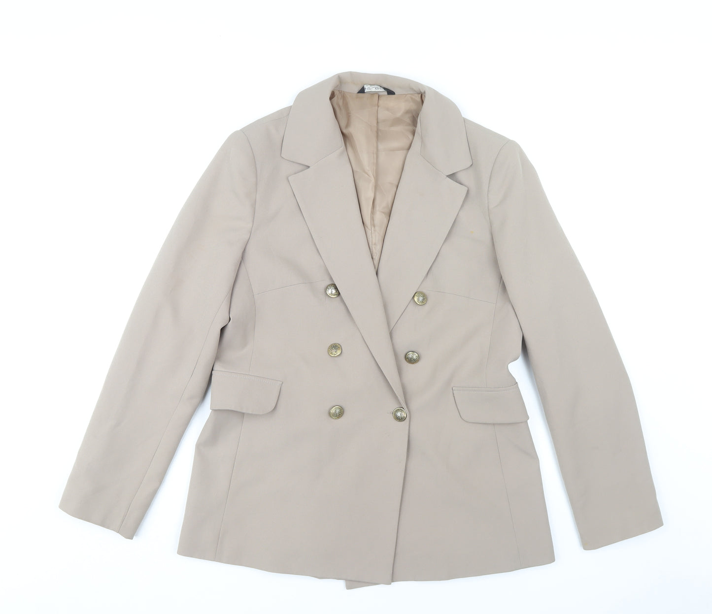 Select Women's Beige Blazer UK 14 Regular Fit