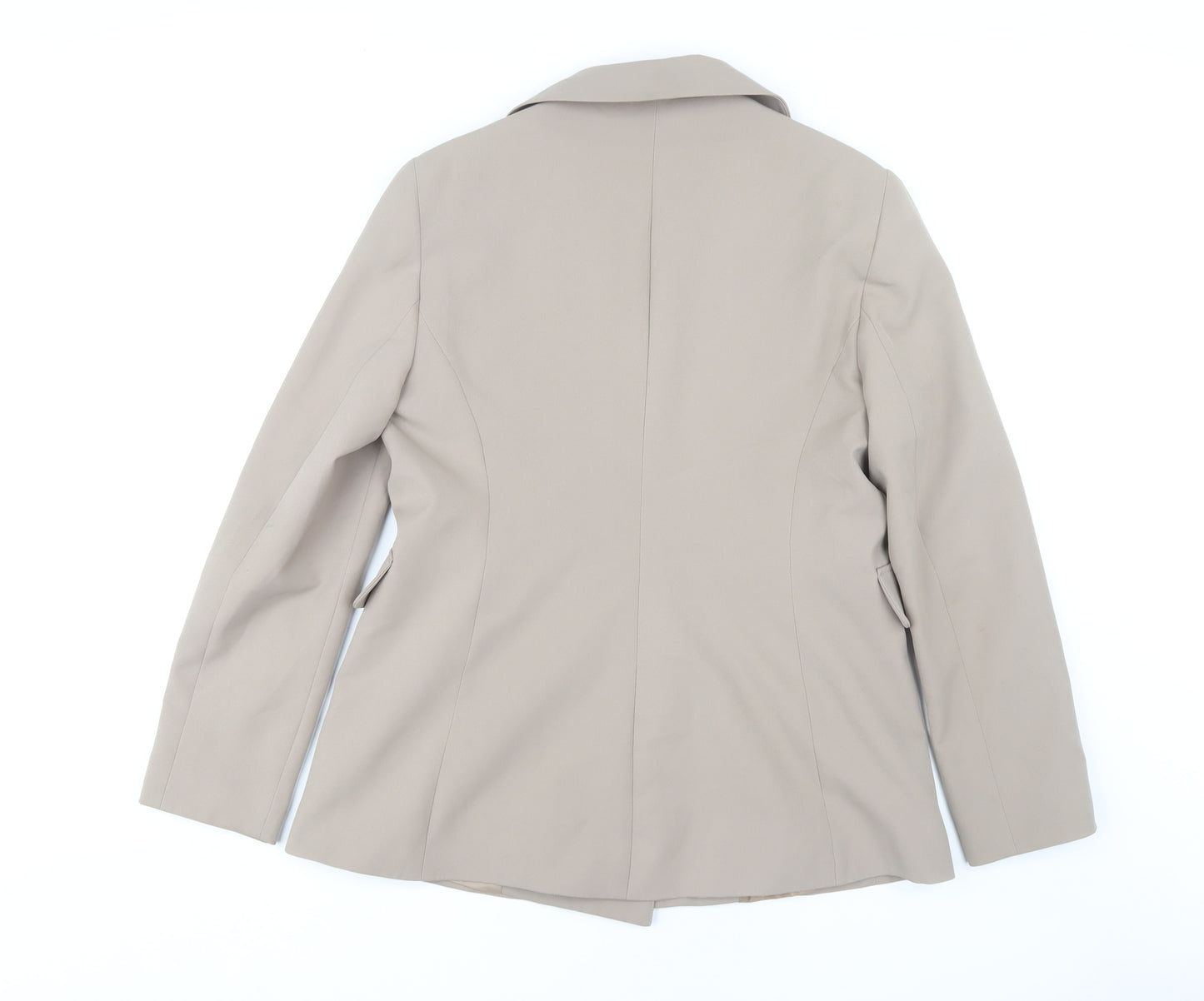 Select Women's Beige Blazer UK 14 Regular Fit