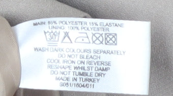 Select Women's Beige Blazer UK 14 Regular Fit