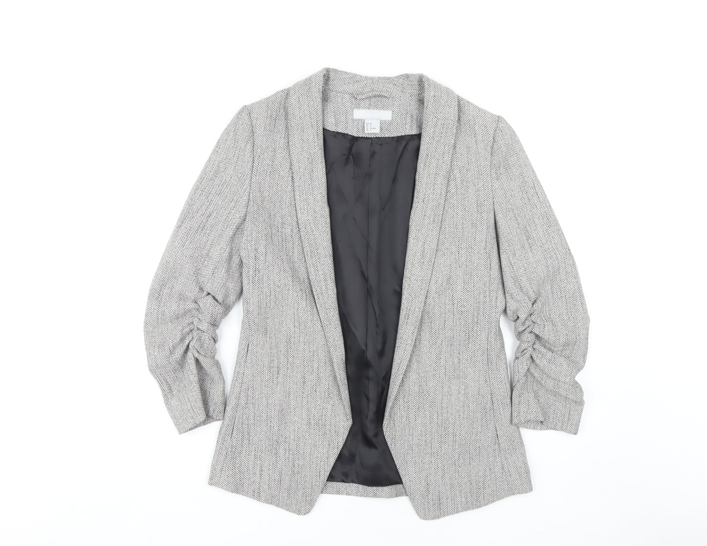 H&M Grey Blazer Women’s Size 6 Regular Fit Casual