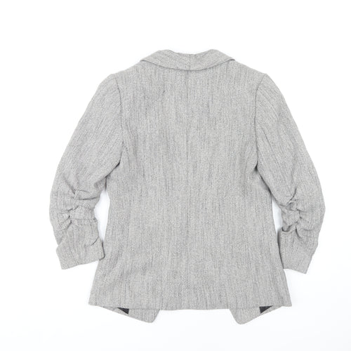 H&M Grey Blazer Women’s Size 6 Regular Fit Casual