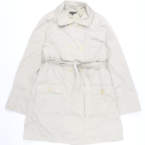 Linea Women's Beige Trench Coat Size 14