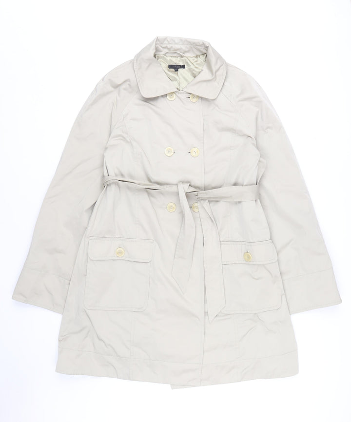 Linea Women's Beige Trench Coat Size 14