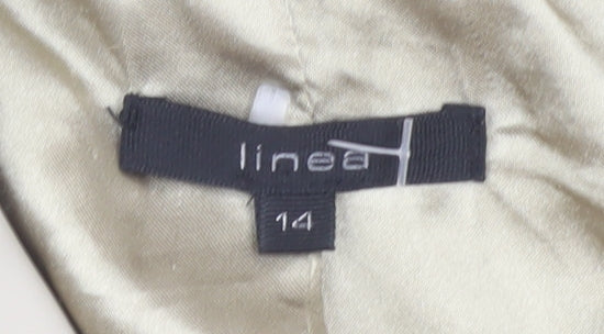 Linea Women's Beige Trench Coat Size 14