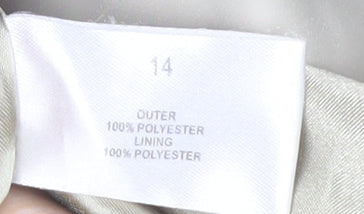 Linea Women's Beige Trench Coat Size 14